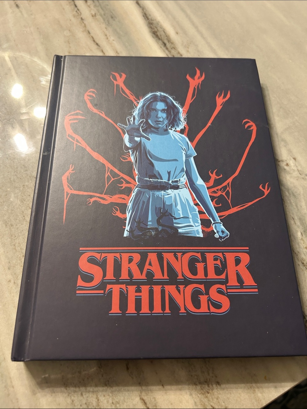 Stranger Things Hardcover Book - Navy  new journal